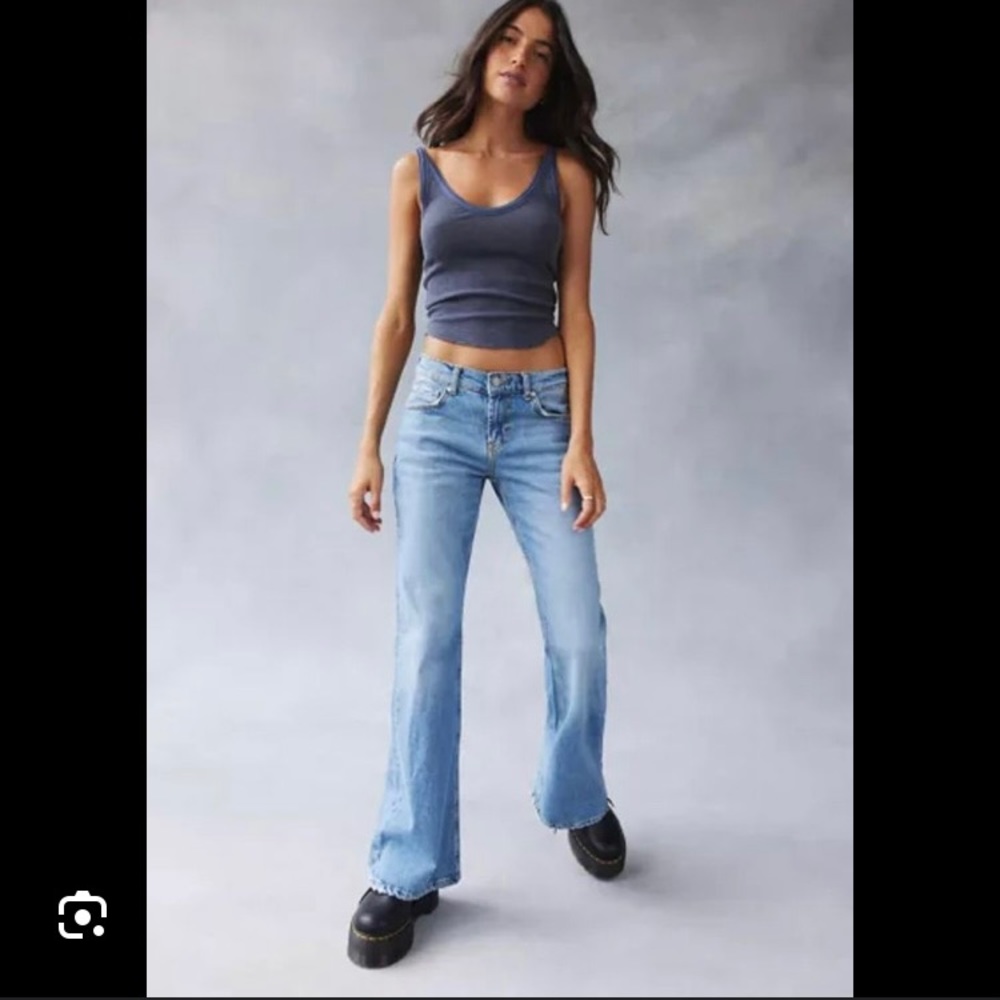 BDG low rise flare pants from urban outfitters.